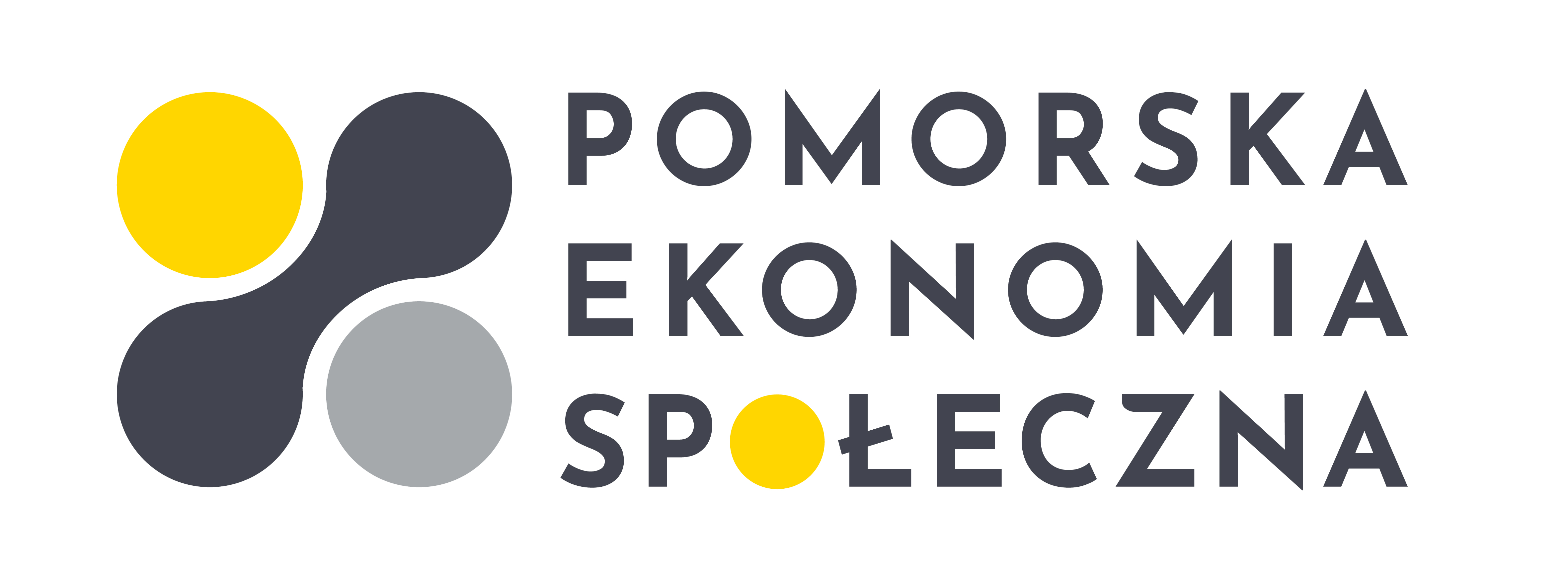 Grafika przedstawia logotyp Pomorska Ekonomia Społeczna